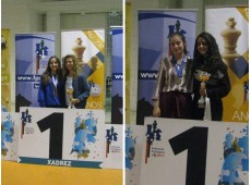 Rita Jorge e Rita Santos (Campeãs Nacionais Femininas Sub-18 e Sub-20)